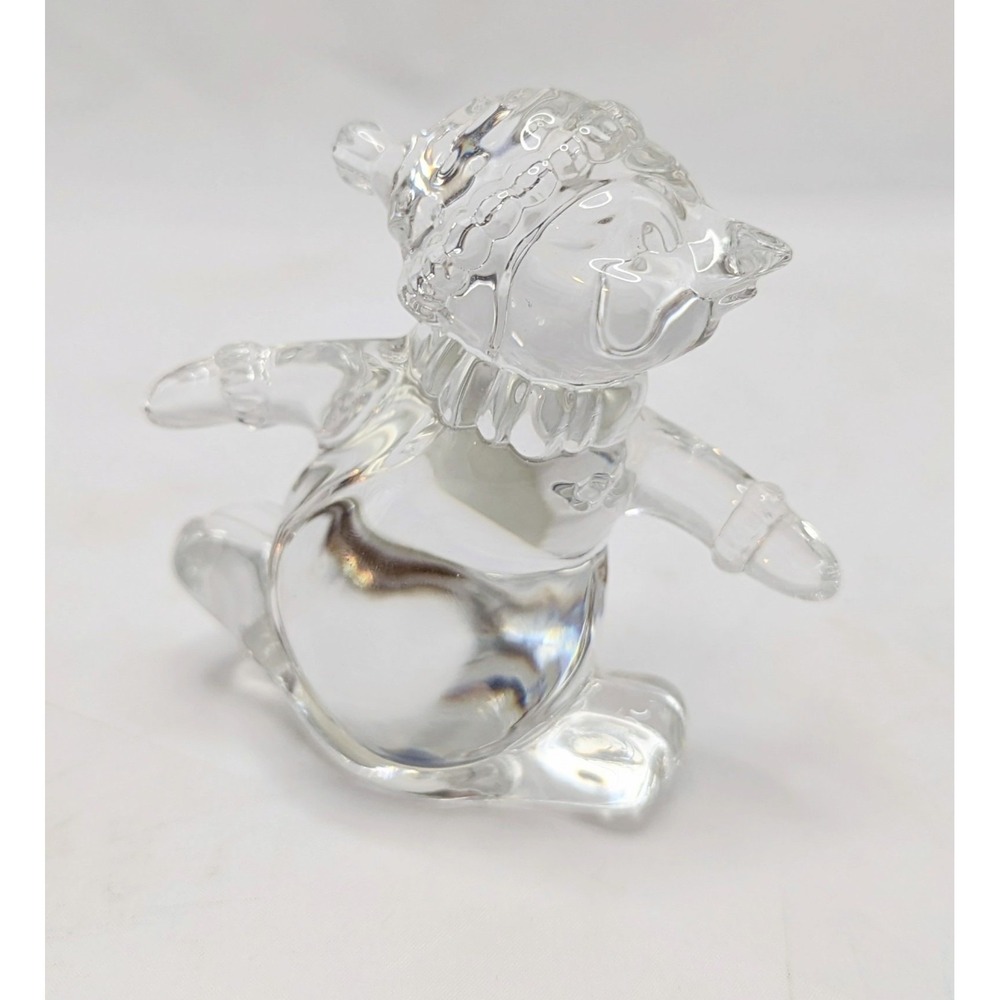 Vintage Princess House 24% Lead Crystal Rocking Perry Penguin Figurine